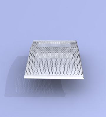 China Tragaluces Louvered de aluminio de Aeroscreen, lumbreras del tragaluz que construyen la sombra de Sun en venta