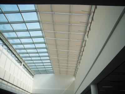 China Tension Blackout Shades Heat Resistance Skylight Roof System for sale