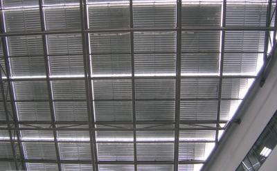 China 3.0mm Aluminum Retractable Louvre Skylight Roof System for sale