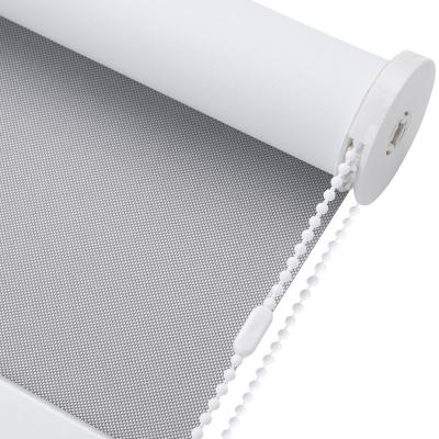 China Sun Screen Manual Roller Blinds Beads Rope Control Residential Commercial for sale