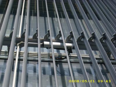 Chine Toit escamotable vertical en aluminium de Louvre de profil aérodynamique, toit réglable de Louvre à vendre
