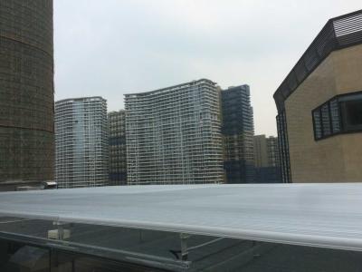 China Remote Control External Louvre Roof Systems Aluminum Alloy Polyester Coating for sale