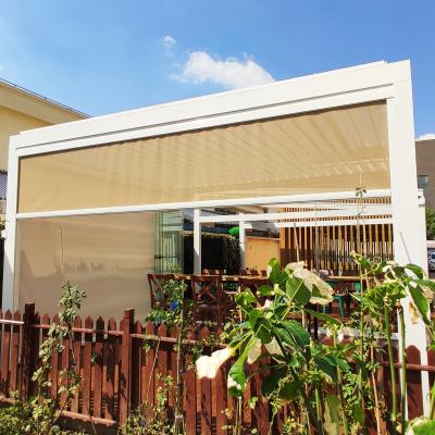 China Windproof Zip Track Blinds For Pergola Canopy Restaurant Balcony for sale