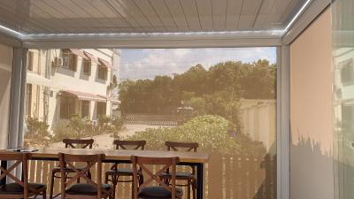 Chine La terrasse Sun ombrageant la voie de fermeture éclair aveugle le jardin extérieur d'écran aveugle le GV de kits à vendre
