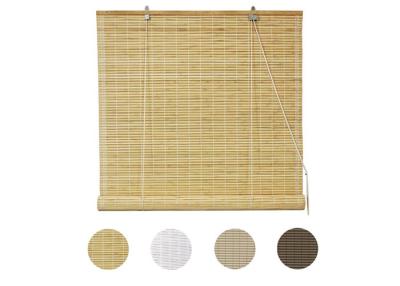 China El bambú del estilo chino rueda encima de persianas de rodillo de la sombra de Sun en venta