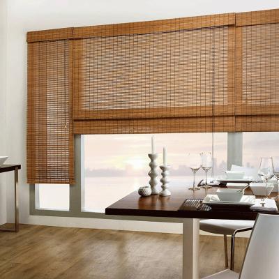 China 2.4 Meters Max Width Bamboo Sun Shade Roller Blinds for sale