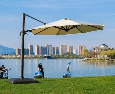 China Garden 3.5m Roman Patio Cantilever Waterproof Sunbrella for sale