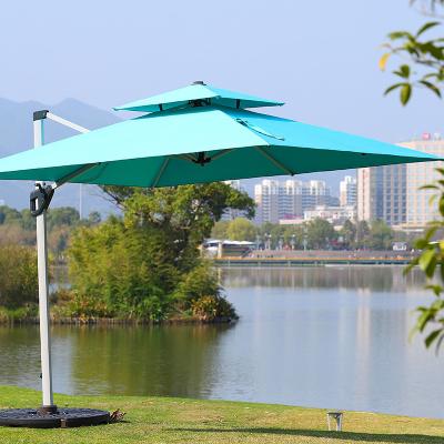 China Led Light 220g Yard Dyed 3.5m Patio Waterproof Sunbrella for sale