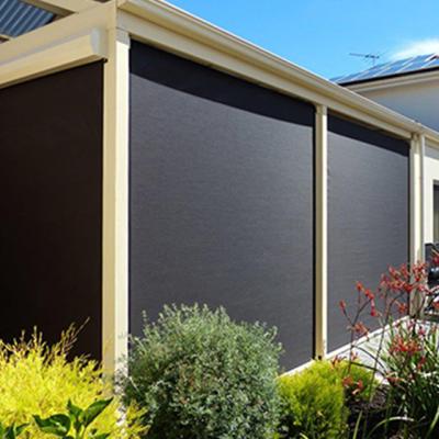 China Remote Control UV Proof Zip Track Blinds For Garden for sale