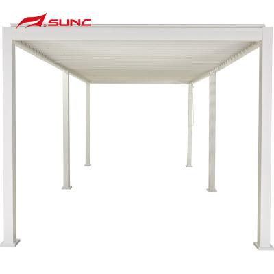 China Garden Building Steel Louver Aluminum Pergola Rot Proof Extruded for sale