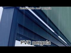 Sunshade Retractable Roof Pergola Waterproof