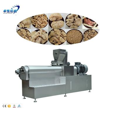China Double Screw Extruder Soya Chunks Protein Bar Sticks Production Line with 35kw Power for sale