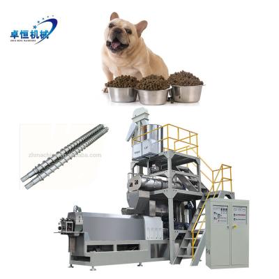 China High Capacity Stainless Steel Automatic Dog Pet Food Making Extruder Production Line for sale