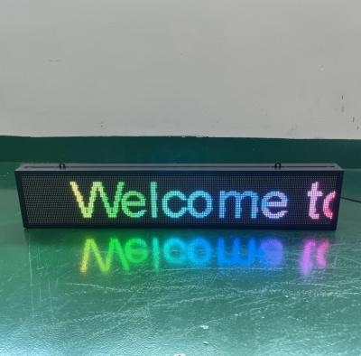 China ODM Programmable Rear Window LED Car Display Sign High Brightness for sale