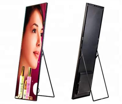 China Dinâmico Full Color Smart LED Poster Screen Display 4G à venda