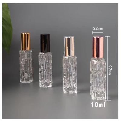 China Wholesale Empty 10ml 15ml Clear Square Fine Mist hair Sprayer Glass Perfume Bottle For Cosmetic Packing  for sale