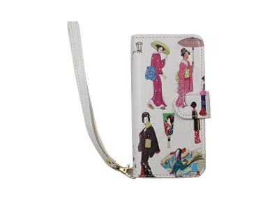 Chine Modèle japonais imperméable de dames de portefeuille de style de cas traditionnel de téléphone à vendre