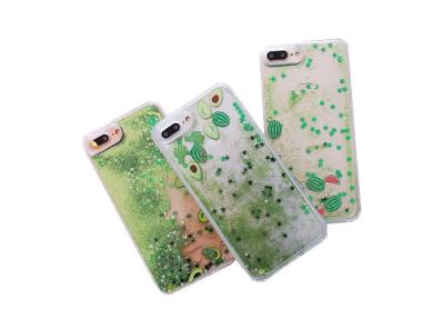 China Custom Cell Phone Protective Cases Summer Cactus With Shimmering Powder for sale