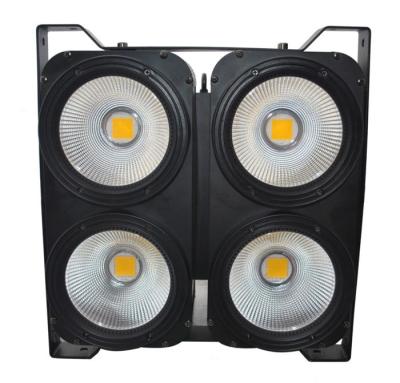 China IP20 COB LED Blinder 4x100W Warm White & Cool White 2IN1 Color DMX512 Control RDM Audience Light for sale