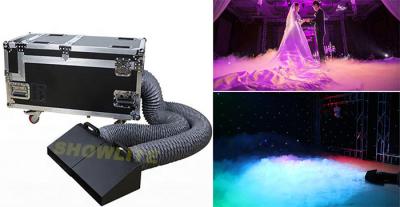 China DMX Control Wedding Party Stage Fog Machine 3000W Low Lying Double Pipes for sale