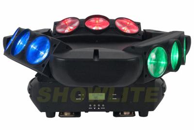 China Three Sides 9x10W RGBW Spider Moving Head Dj Light For Night Club for sale
