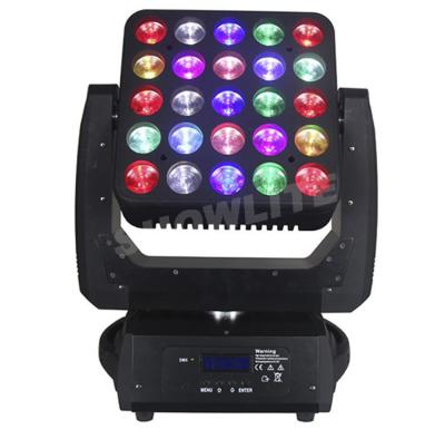 China 25*10W RGBW Moving Head Wash Lights , Disco DJ Club Stage Light 300W for sale