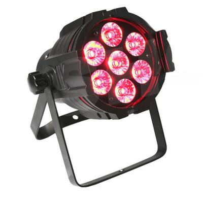 Chine Petit RGBW 7*10W 4in1 a mené la boîte Uplights de pair avec le pair de logement de lavage du moulage mécanique sous pression d'aluminium LED peut présenter la lumière à vendre