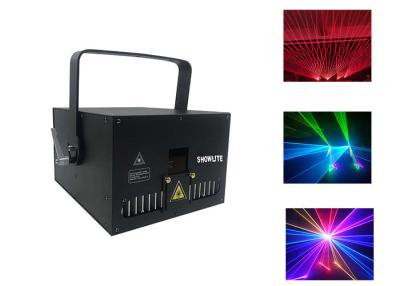 Chine Lumière laser programmable 6W 10W 15W 40Kpps ILDA Laser Light d'animation du DJ RVB à vendre