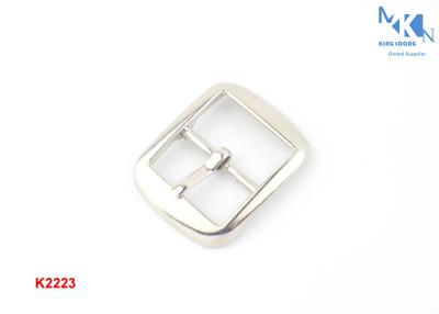 China K2223 Metal Shoe Strap Buckles 20mm Zinc Alloy Hand Polished With Plating for sale
