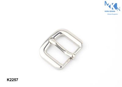 China Shiny Silver Shoe Strap Buckles 29mm Different Size Customized Design For Belt / Bag for sale