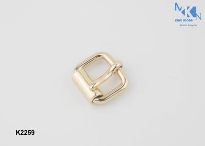 China Custom Gold Shoe Buckles 15mm Size , Decorative Metal Strap Buckles K2259 for sale