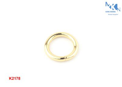China Fashion Style Purse Rings Hardware , 19mm Inner Size Metal O Rings For Handbags for sale