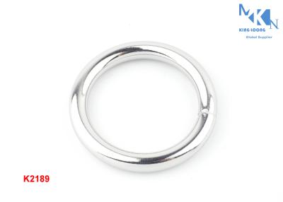 China 3 Inch Metal O Ring Buckle Shiny Light Custom Handbag Hardware Accessories for sale
