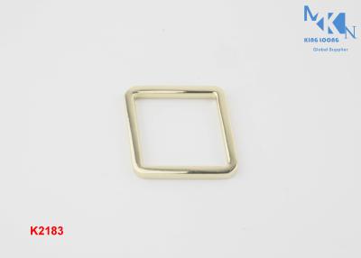 China Different Size Brass Purse Hardware , Leather Bags Rectangle Rings For Bags for sale