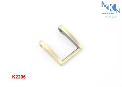 China Professional Square Metal Ring , 18mm Inner Size Rectangular Rings For Handbags for sale