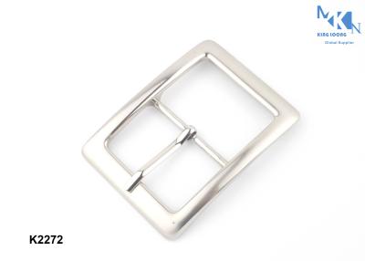 China Shiny Silver Metal Belt Pin Buckle 37mm Inner Size Customized Design for sale