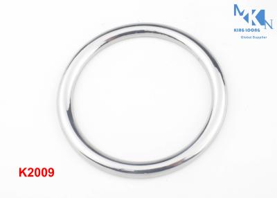 China Nickle And Black Color O Ring Buckle Handbag Hardware Custom Logo OEM Or ODM for sale