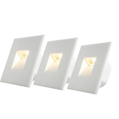 China White Multiscene Recessed Stair Wall Lights Indoor Aluminum No Flicker for sale