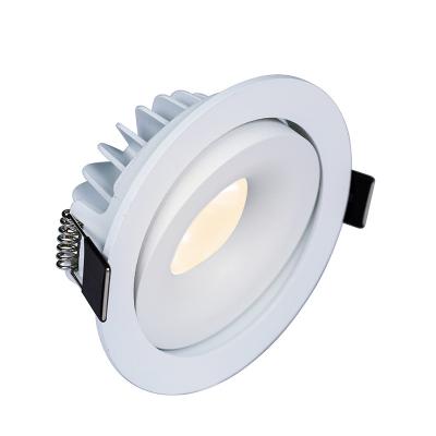 China Flicker Free 30 Degree Tilt LED Downlights , Practical Dimmable LED COB Downlight for sale