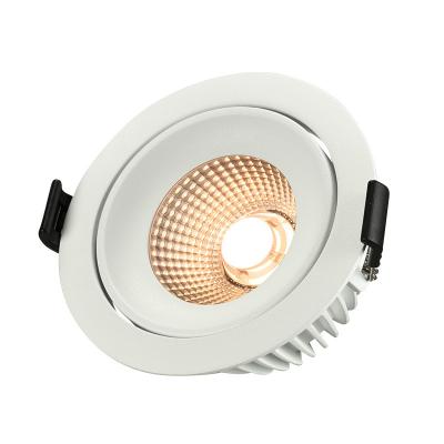 China Diameter 92mm Dimmable Tiltable LED Downlights 10W IP54 For Bathroom for sale