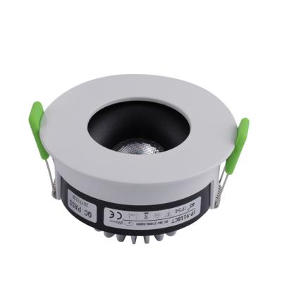 China Recessed IP54 Warm Dimming LED Downlight 12W COB Flicker Free for sale