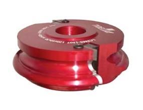 China Custom half round shaper cutter head with red painted aluminum body for sale