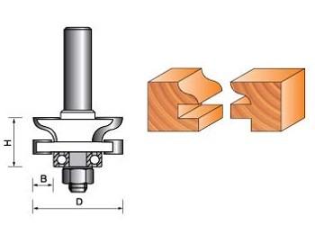 China High Precision Reversible Stile & Rail TCT Router Bit For Woodworking - Traditional Ogee for sale