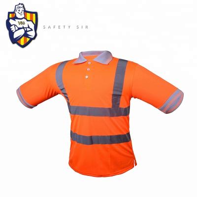 China High Vis Vis Reflective Tees Safety Reflective Work Shirts High Visibility Hi Vis T-Shirt for sale