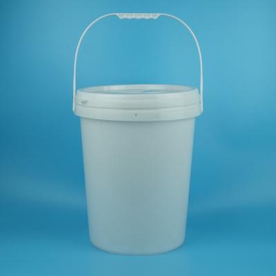 China 16kg Plastic Lubricant Bucket With Waterproof Paint for sale