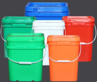 China PP Square Plastic Vessel Impact Resistant Food Grade 100% Raw Materials Te koop