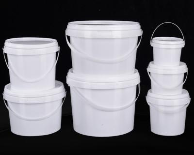 China Lightweight Plastic Oil Bucket With Various Capacity Easy To Clean for sale