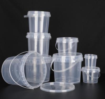 China Bucket Shaped Plastic Food Container With CAS/FDA/SGS/ISO9001 Certification for sale