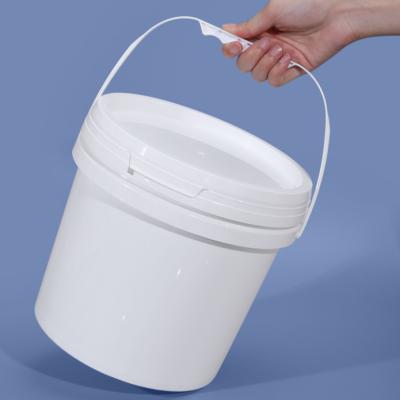 China Transparent Plastic Storage Bucket With Handle Capacity 0.2L-20L for sale