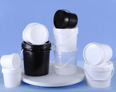 China Seal Lid Round Plastic Container For Storing Small Items en venta